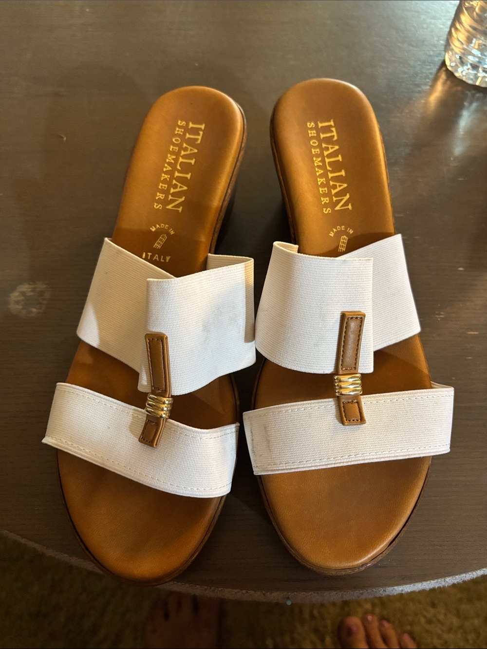 Italian Shoemakers made in Italy wedges size 10w